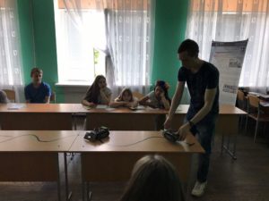 3.06.2019 представники кафедри відвідали школу «Обдарованість» з майстер-класами за напрямком робототехніки та мехатроніки