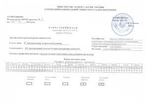 Другий (магістерський) рівень вищої освіти