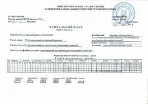 Перший (бакалаврський) рівень вищої освіти