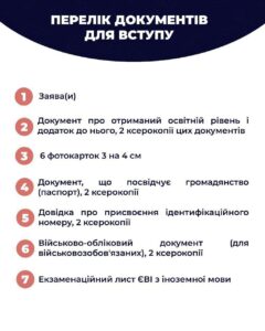 Нагадуємо випускникам бакалаврату ключові дати та документи для вступу на магістратуру!