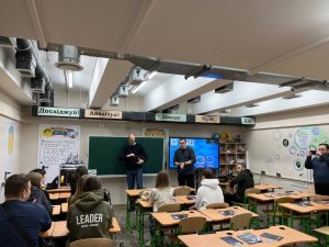 У складі делегації ХНУРЕ, викладачі нашої кафедри відвідали  метрошколу Немишлянського району! (ЦСР 4)