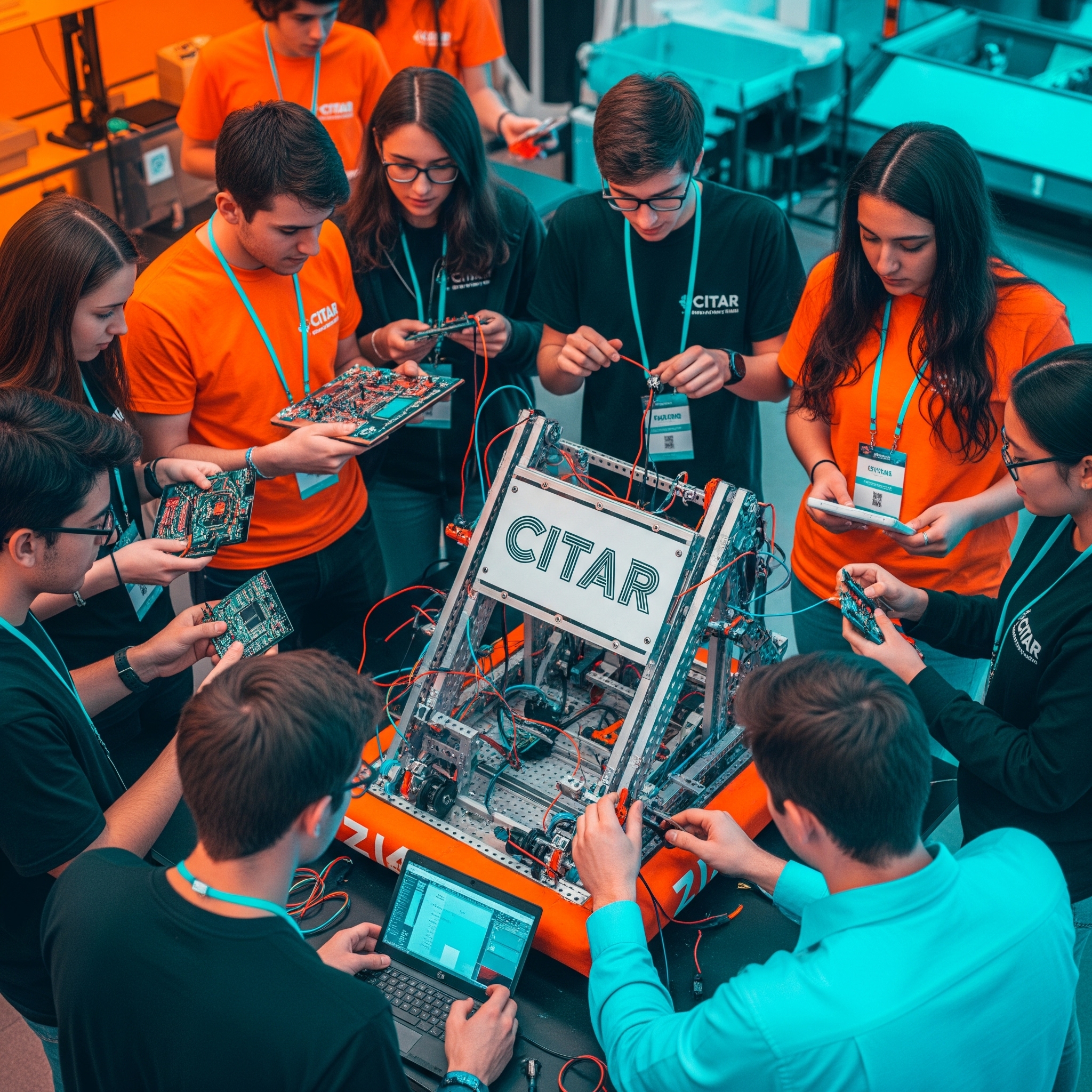 The first meeting of the new robotics group took place