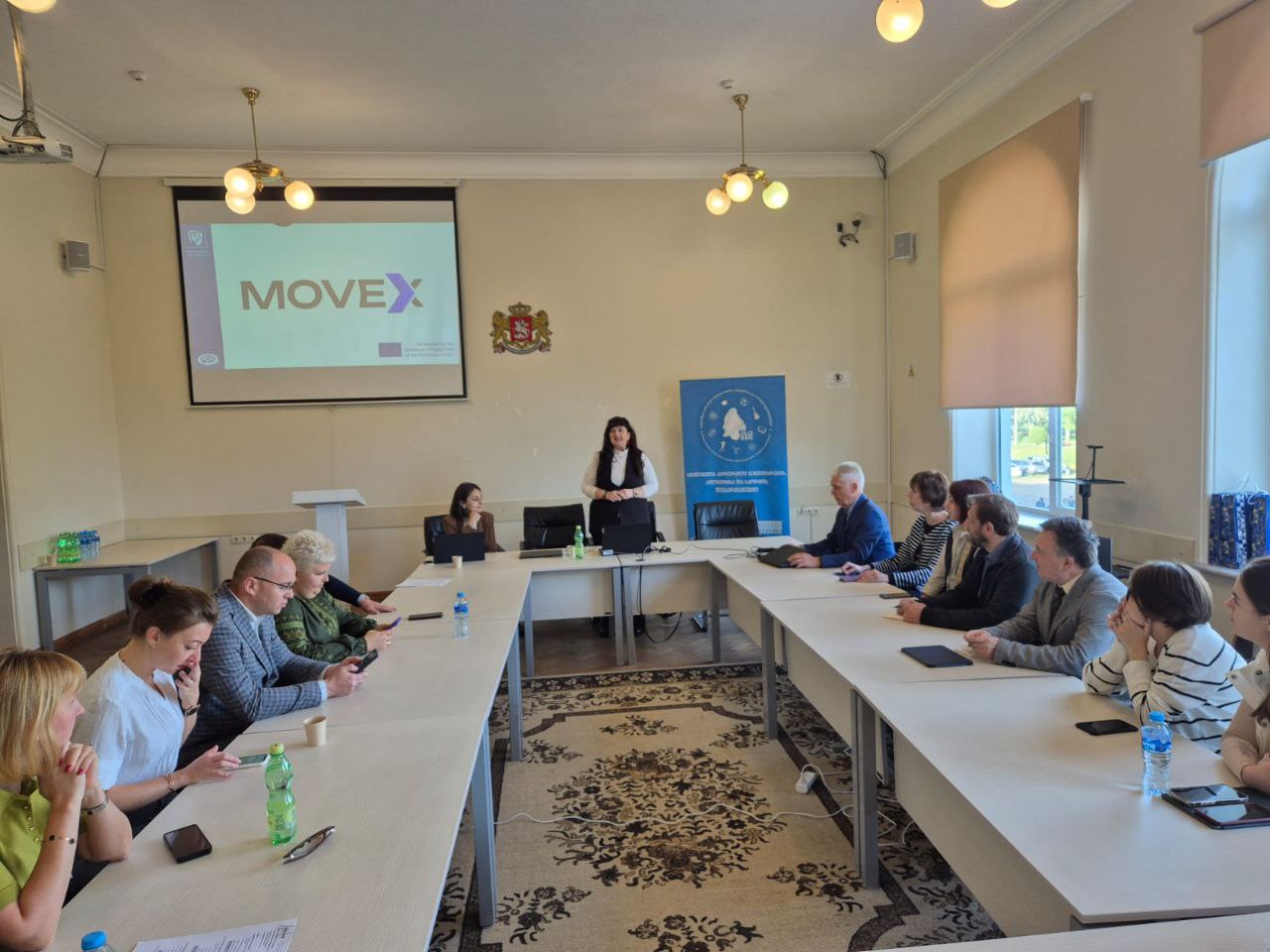 A delegation from NURE visited Batumi State University as part of the ERASMUS MoveX project.