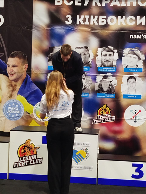 Congratulations to our student on winning the Ukrainian Kickboxing Cup!