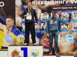 Вітаємо нашого студента з перемогою у кубці України з кікбоксингу!