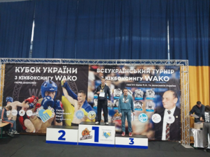 Вітаємо нашого студента з перемогою у кубці України з кікбоксингу!