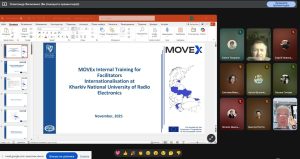 Проведено низку внутрішніх сесій та семінарів у рамках проєкту ERASMUS-EDU-2021-VIRT-EXCH MOVEx Проведено низку внутрішніх сесій та семінарів у рамках проєкту ERASMUS-EDU-2021-VIRT-EXCH MOVEx