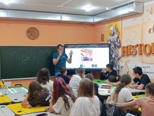 Кафедра прийняла участь у заході "Літні канікули з ХНУРЕ" у Новобаварському районі Кафедра прийняла участь у заході "Літні канікули з ХНУРЕ" у Новобаварському районі