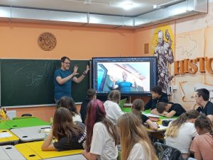 Кафедра прийняла участь у заході "Літні канікули з ХНУРЕ" у Новобаварському районі Кафедра прийняла участь у заході "Літні канікули з ХНУРЕ" у Новобаварському районі