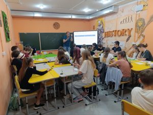 Кафедра прийняла участь у заході "Літні канікули з ХНУРЕ" у Новобаварському районі Кафедра прийняла участь у заході "Літні канікули з ХНУРЕ" у Новобаварському районі